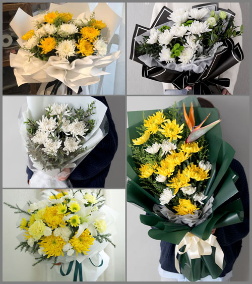 上海奉贤区金汇镇光辉村白事花束代送